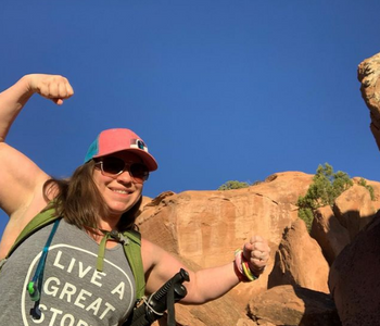 Finisher Feature - Janae Newman: Mountain Hiking with Pup