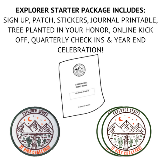 2024 Sign Up + 52 Hike Challenge Explorer Series Starter Package