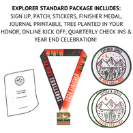 2024 Sign Up + 52 Hike Challenge Explorer Series Standard Package