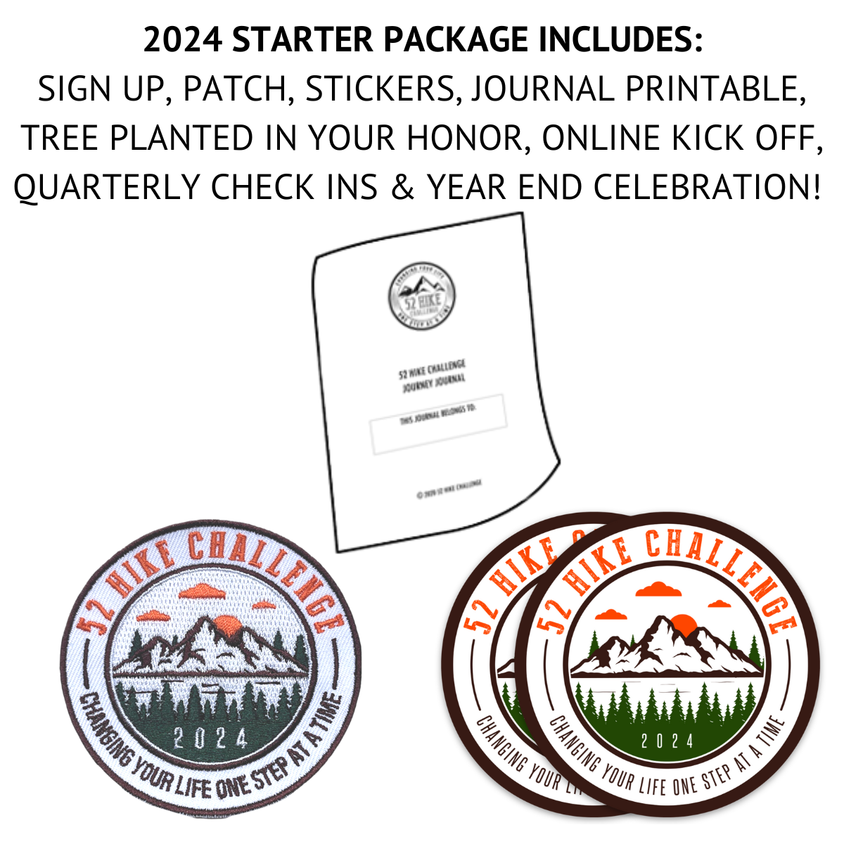 2024 52 Hike Challenge Sign Up + Starter Package