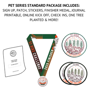52 Hike Challenge Pets Series Sign Up + Standard Package