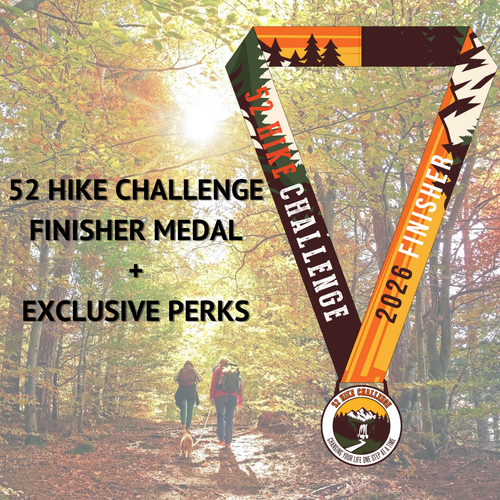 2026 52 Hike Challenge Finisher Medal