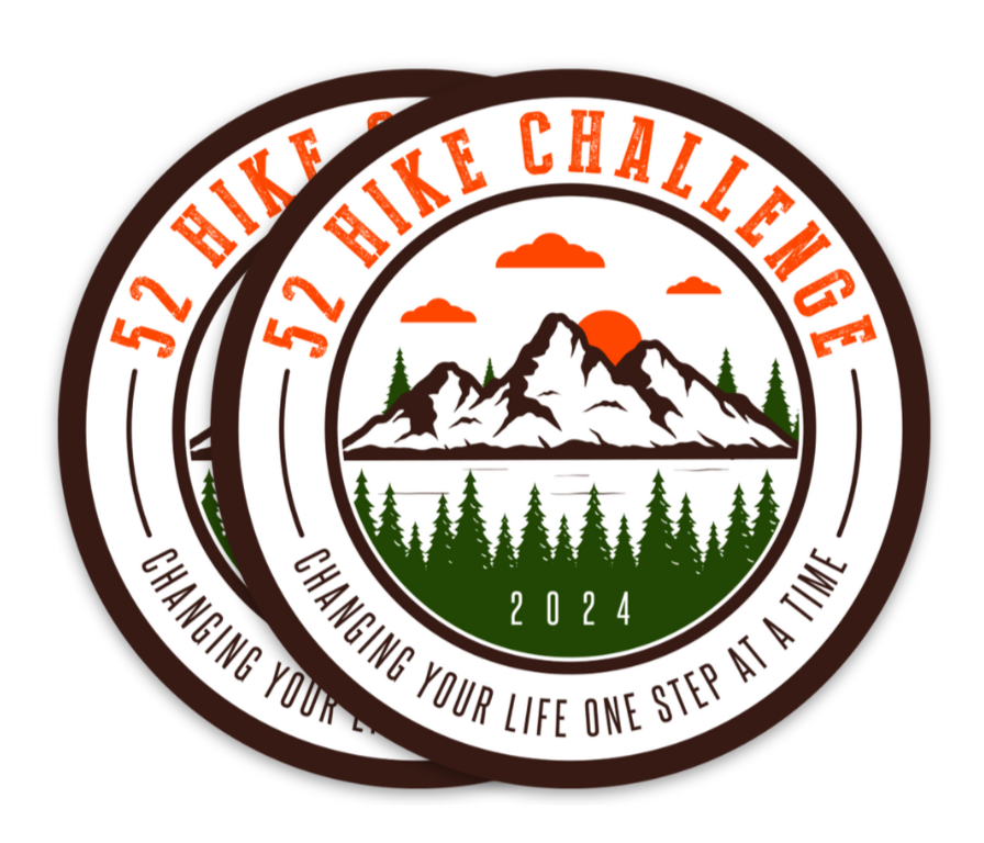 52 Hike Challenge 2025 Stickers Pack (2Pack)