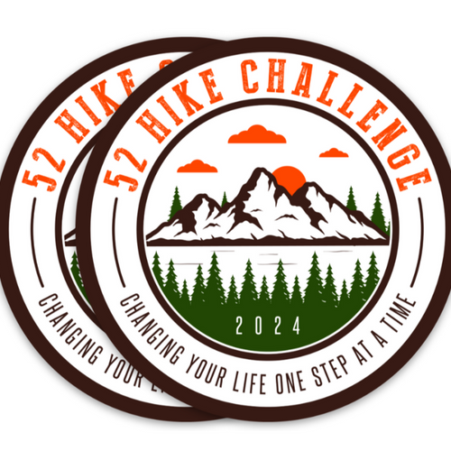 52 Hike Challenge 2024 Stickers Pack (2-Pack)