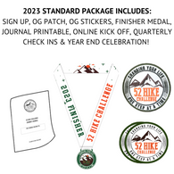 2023 52 Hike Challenge Sign Up + Standard Package