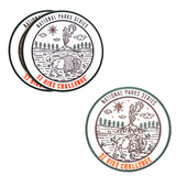 52 Hike Challenge National Parks Series Stickers + Patch Bundle