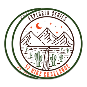 52 Hike Challenge Explorer Series Stickers Pack (2-Pack)