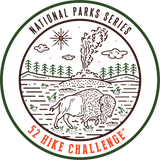 52 Hike Challenge National Parks Series Stickers + Patch Bundle