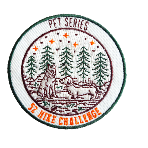 52 Hike Challenge Pet Series Patch