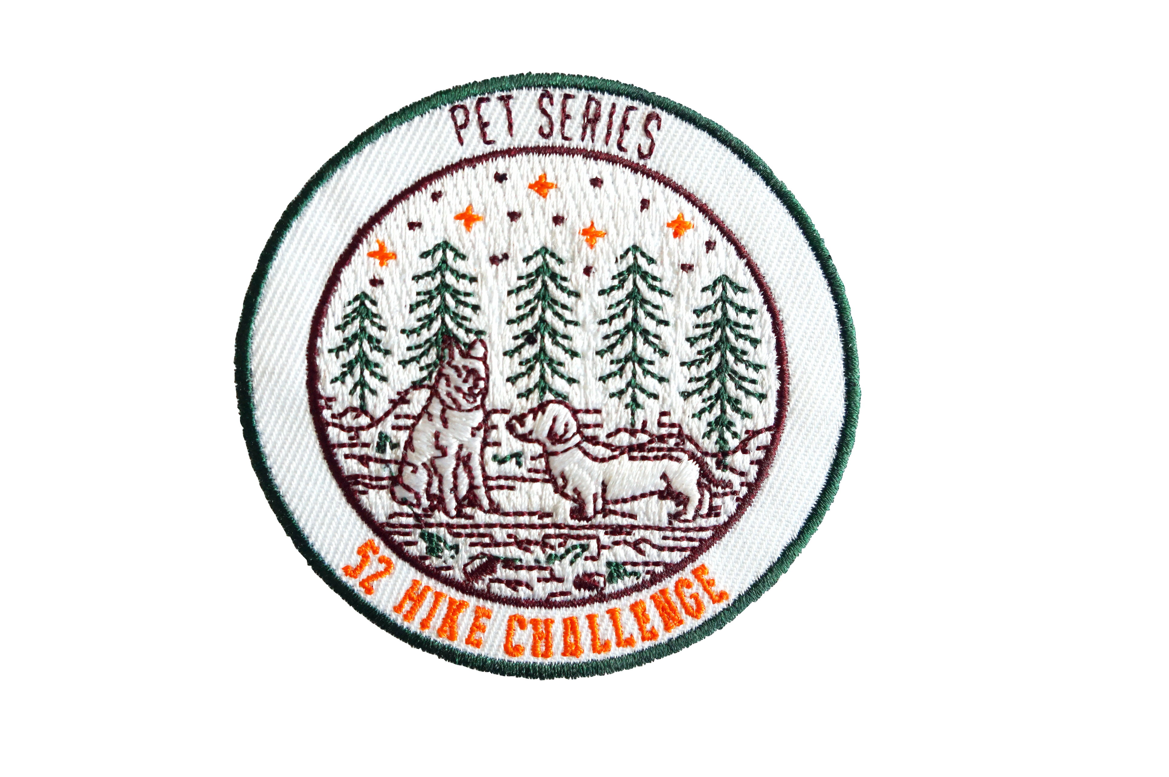 52 Hike Challenge Pet Series Stickers + Patch Bundle