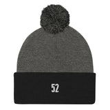 52 Hike Challenge "52" Pom-Pom Beanie