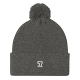 52 Hike Challenge "52" Pom-Pom Beanie