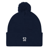 52 Hike Challenge "52" Pom-Pom Beanie
