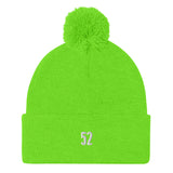 52 Hike Challenge "52" Pom-Pom Beanie