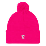 52 Hike Challenge "52" Pom-Pom Beanie