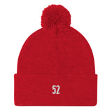 52 Hike Challenge "52" Pom-Pom Beanie