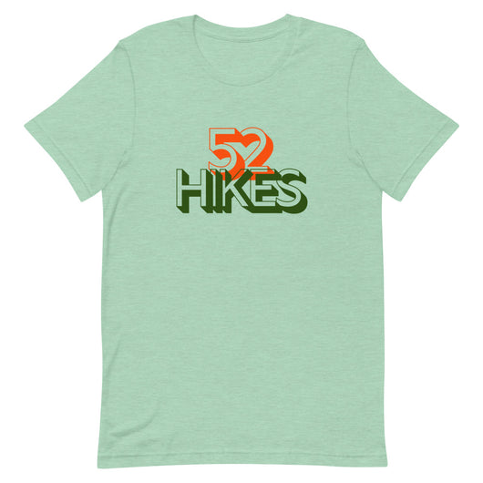 52 Hikes Retro Unisex T-Shirt