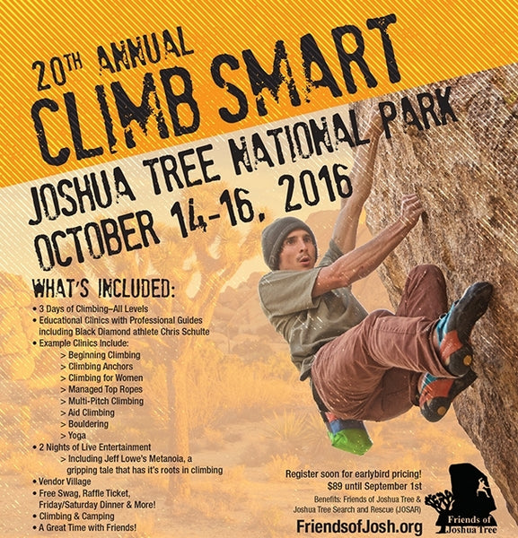 Friends of Joshua Tree: Climb Smart 2016 Event