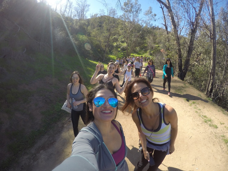 Recap of Pop-Up Hike with Free People #FPLETSMOVE