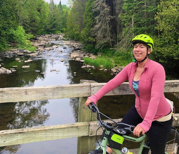 Finisher Feature - Karina Courtemanche: Biking and Hiking