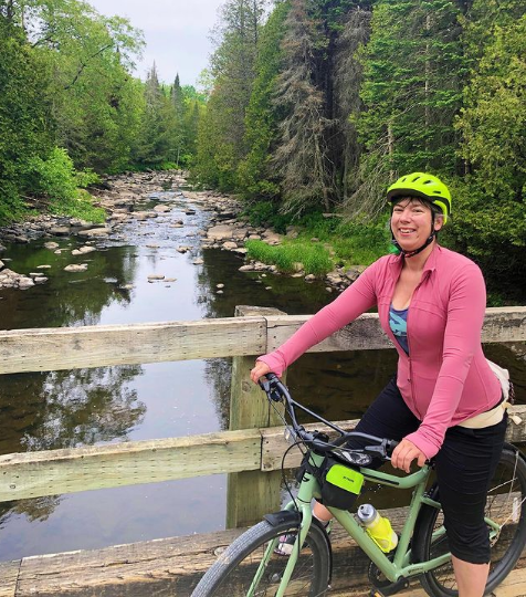 Finisher Feature - Karina Courtemanche: Biking and Hiking