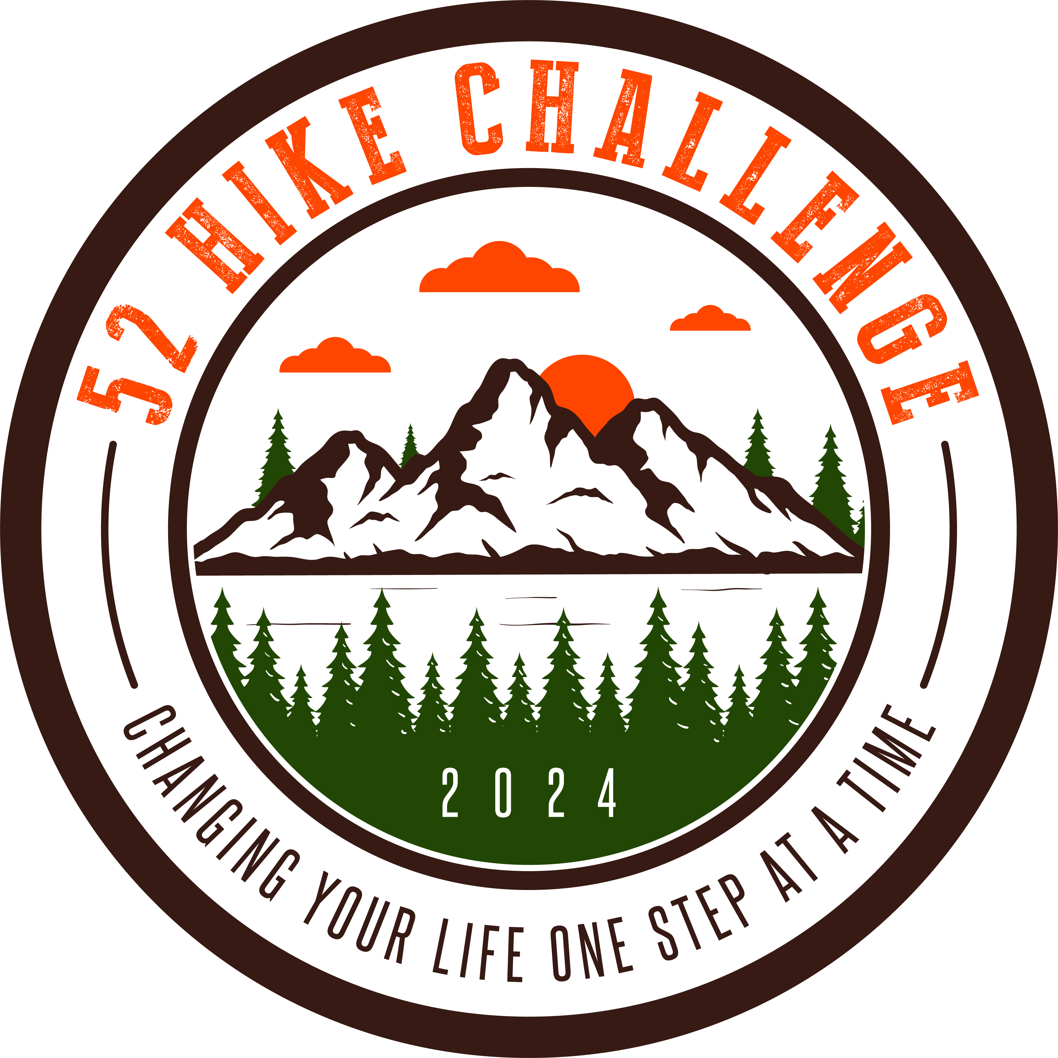 52 Hike Challenge 2024 Stickers Pack (2-Pack)