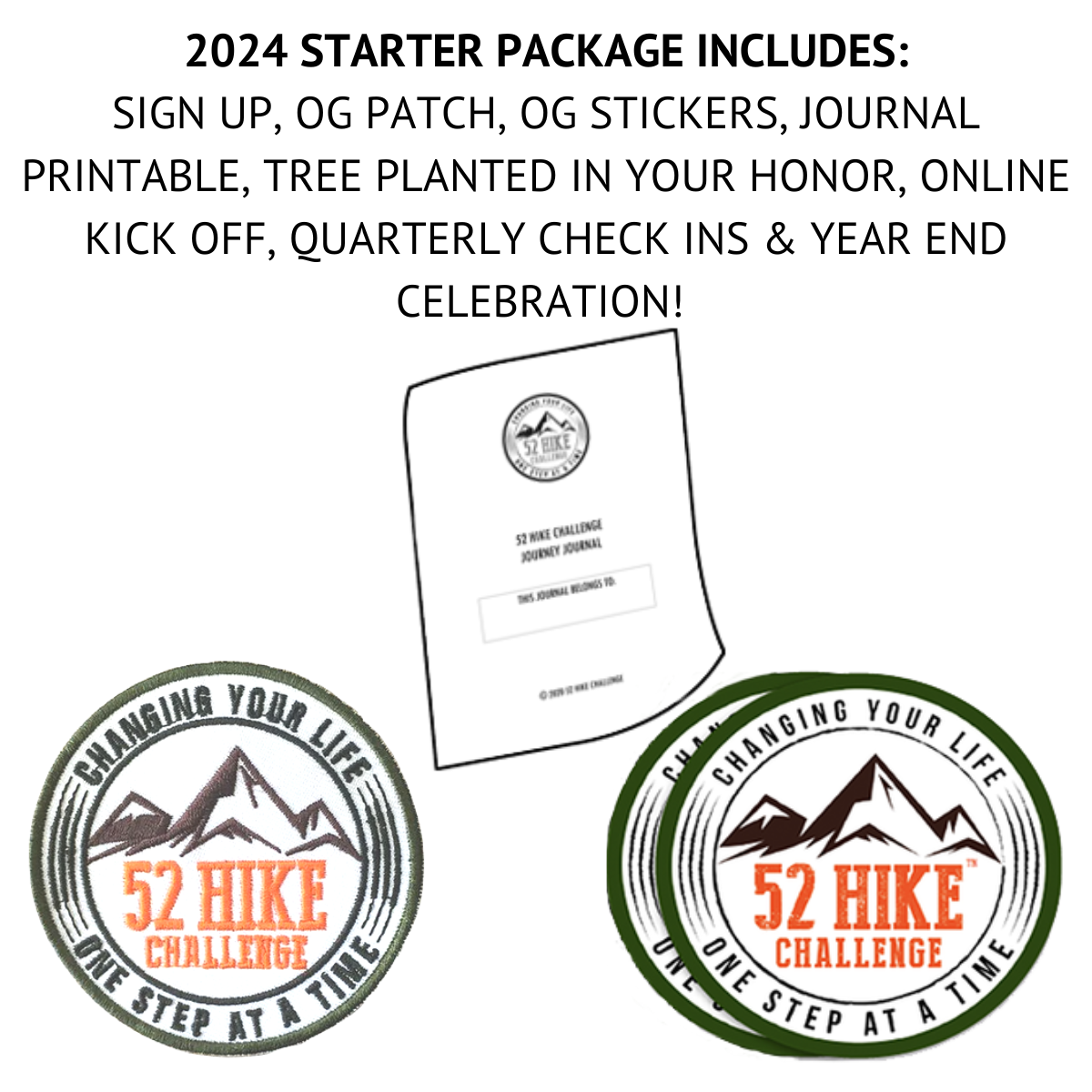 2024 52 Hike Challenge Sign Up + Starter Package