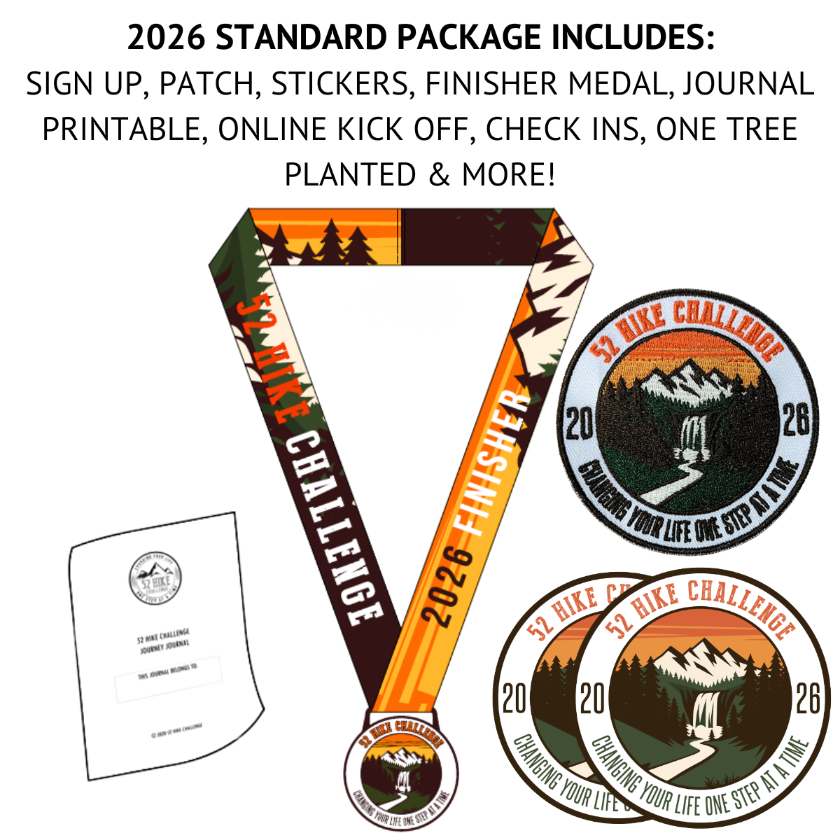 2026 52 Hike Challenge Sign Up + Standard Package