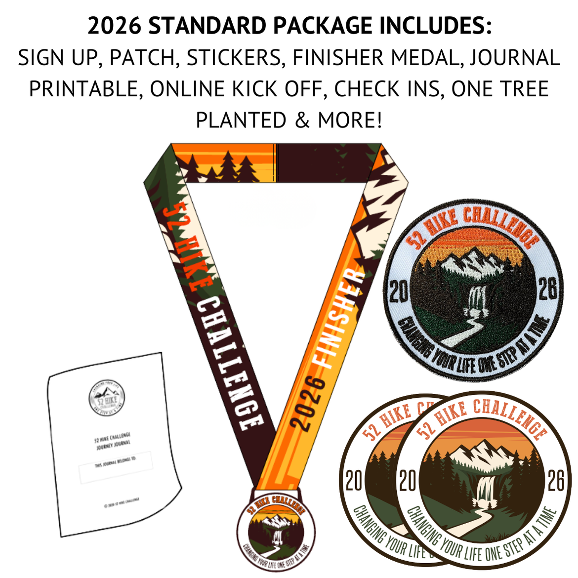 2026 52 Hike Challenge Sign Up + Standard Package