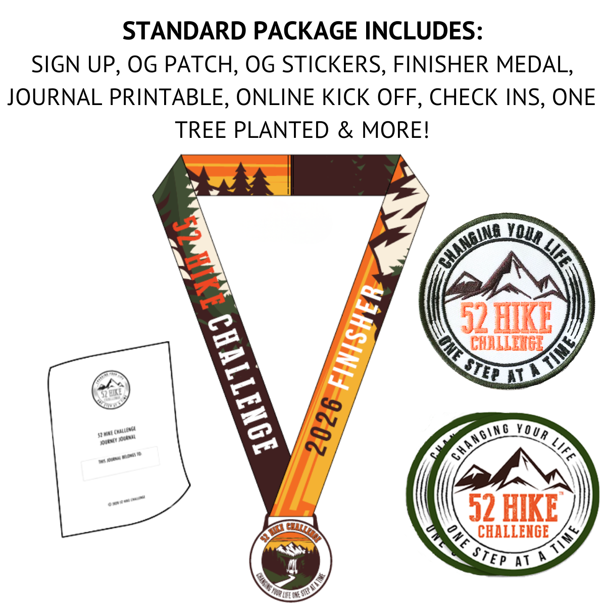 2026 52 Hike Challenge Sign Up + Standard Package