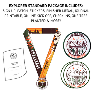 52 Hike Challenge Explorer Series Sign Up + Standard Package