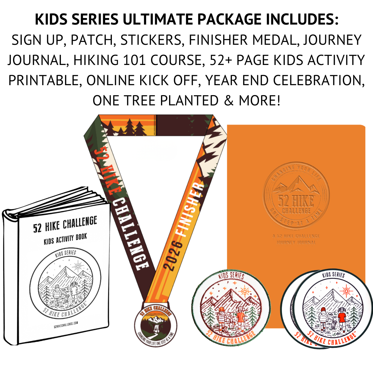 52 Hike Challenge Kids Series Sign Up + Ultimate Package