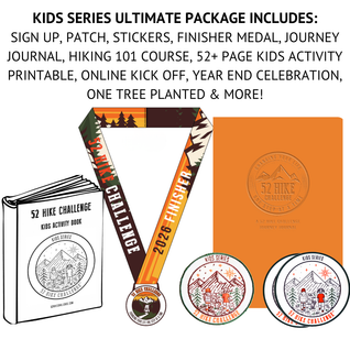52 Hike Challenge Kids Series Sign Up + Ultimate Package