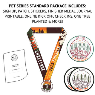 52 Hike Challenge Pets Series Sign Up + Standard Package