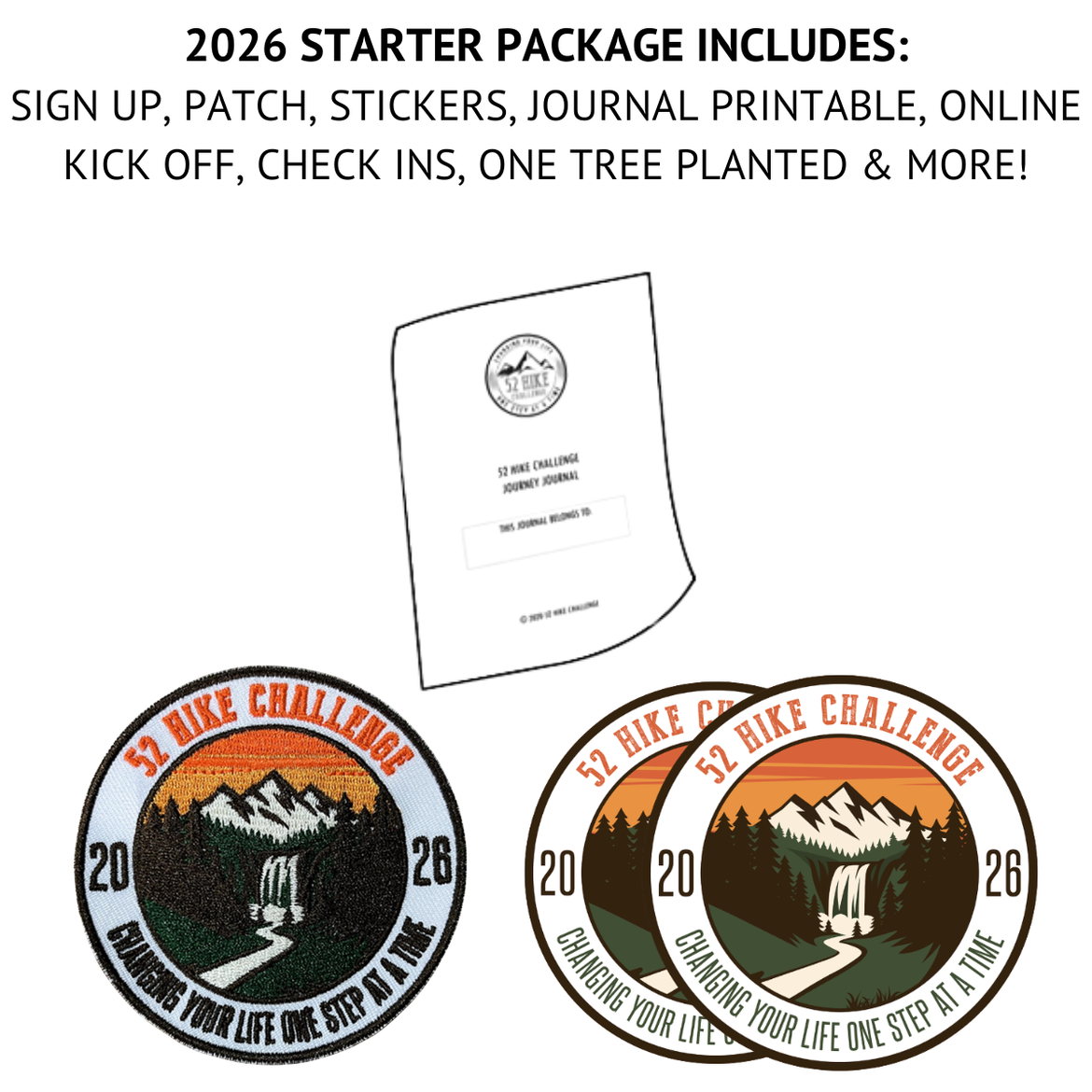 2026 52 Hike Challenge Sign Up + Starter Package