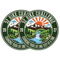 52 Hike Challenge 2027 Stickers Pack (2-Pack)
