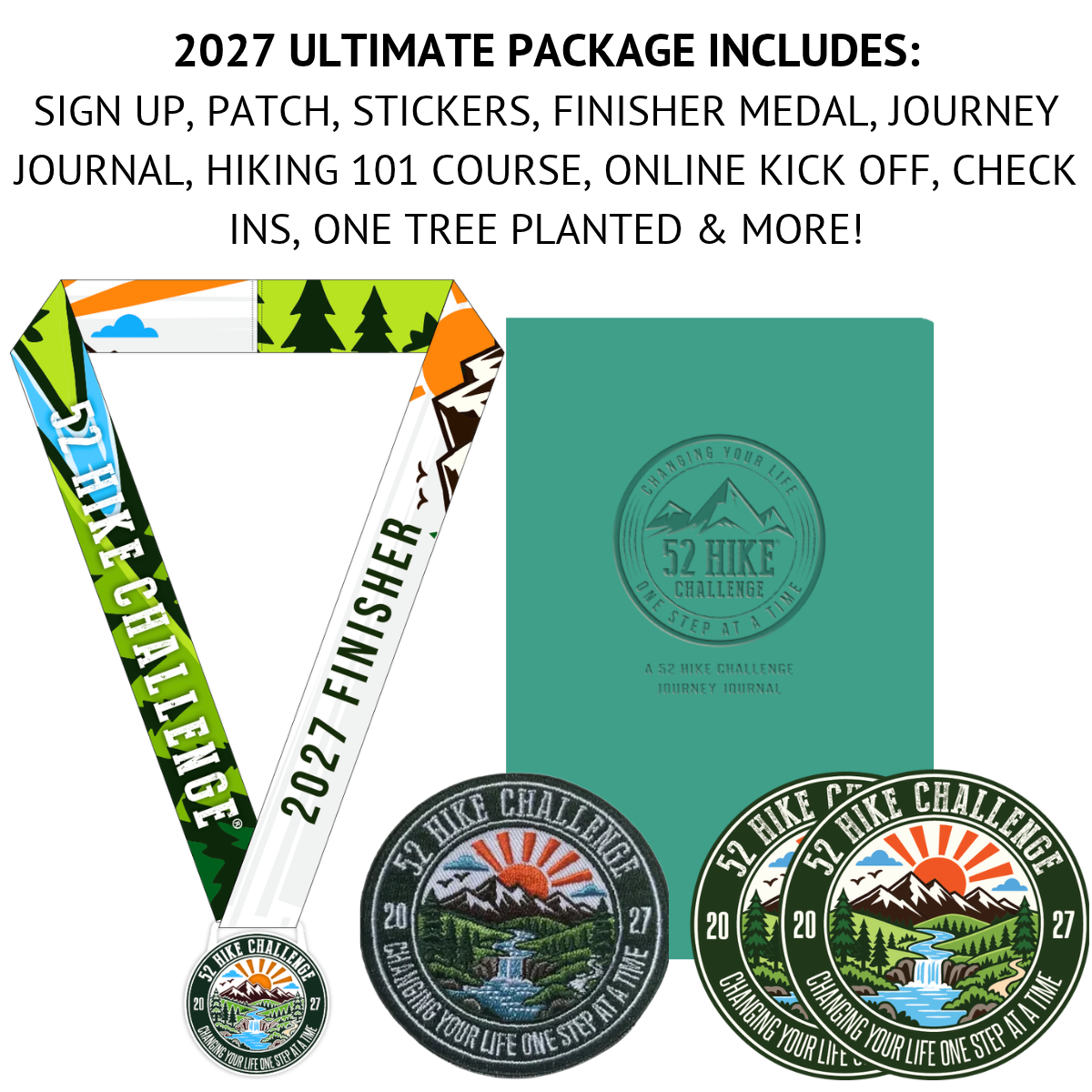 2027 52 Hike Challenge Sign Up + Ultimate Package
