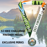 2027 52 Hike Challenge Finisher Medal