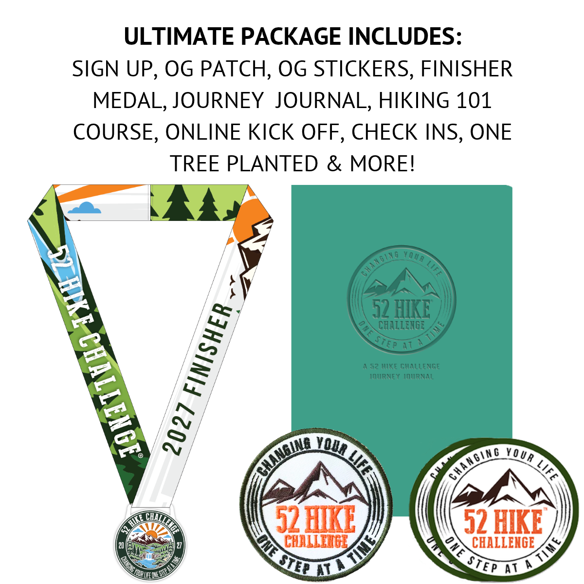 2027 52 Hike Challenge Sign Up + Ultimate Package