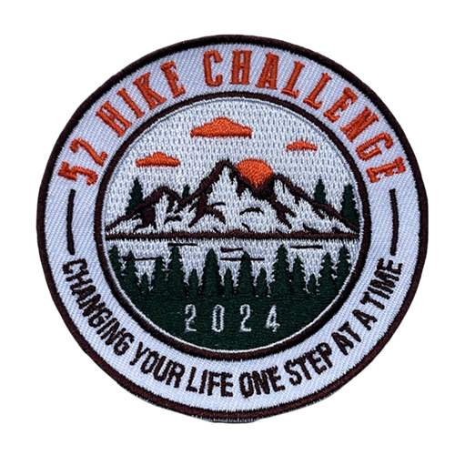 52 Hike Challenge 2024 Patch