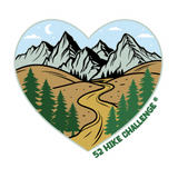 52 Hike Challenge Heart Stickers Bundle