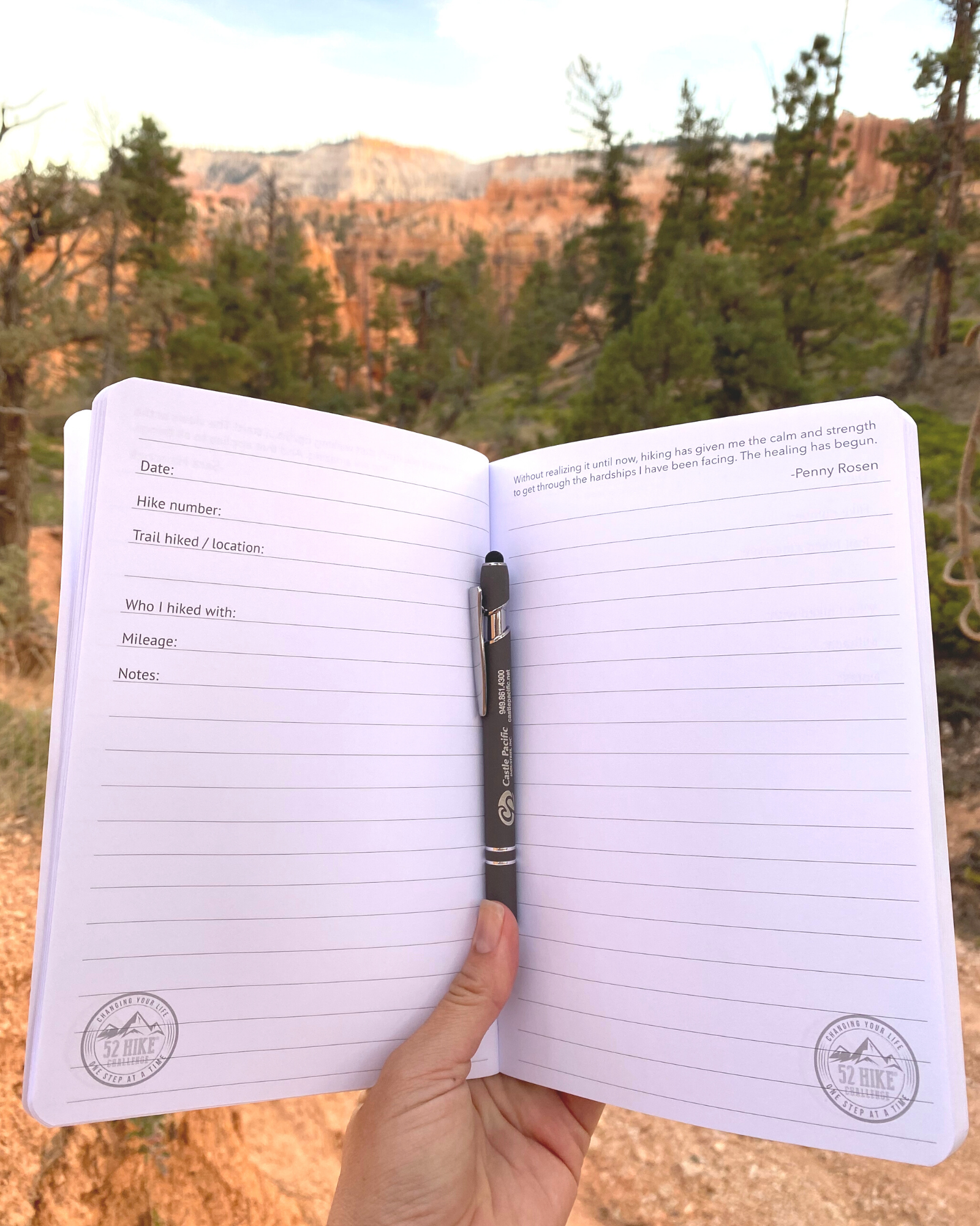 52 Hike Challenge Journey Journal