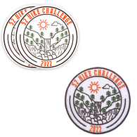 52 Hike Challenge 2022 Stickers + Patch Bundle
