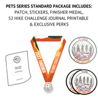 52 Hike Challenge Pets Series Standard Package