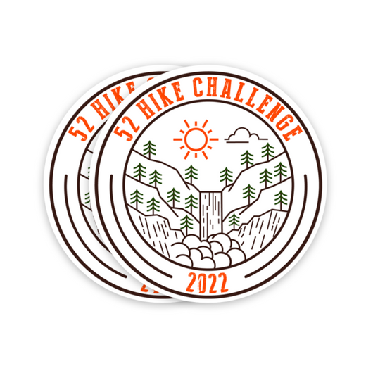 52 Hike Challenge 2022 Stickers Pack (2-Pack)