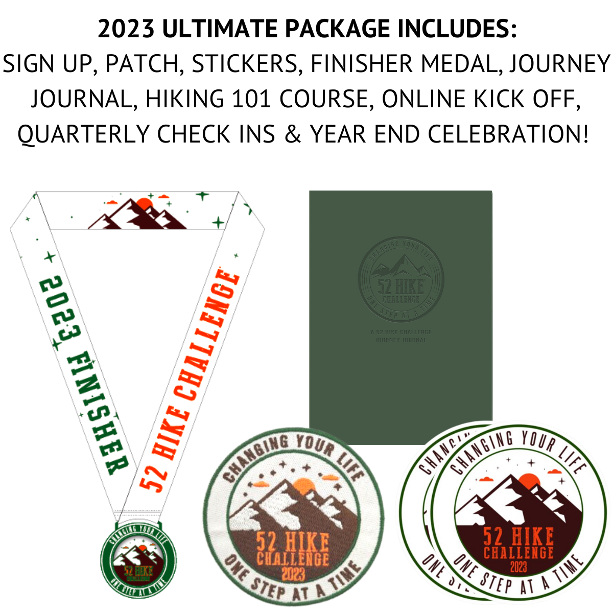 2023 52 Hike Challenge Sign Up + Ultimate Package