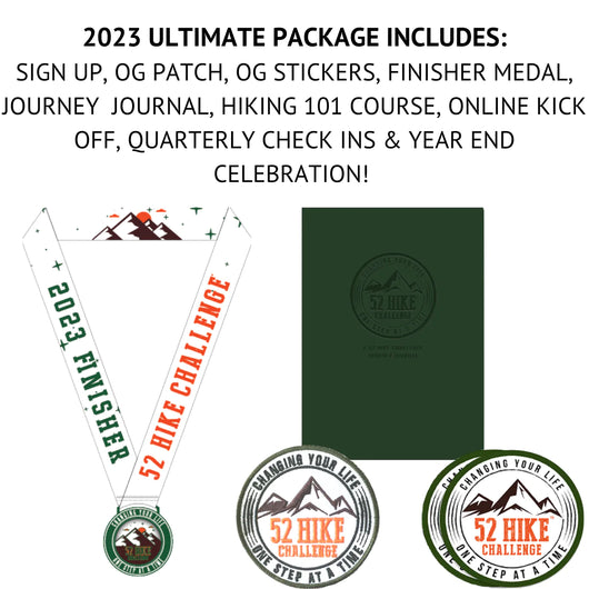Over 50 Outside 2023 52 Hike Challenge Sign Up + Ultimate Package