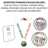 2023 Sign Up + 52 Hike Challenge Adventure Series Standard Package