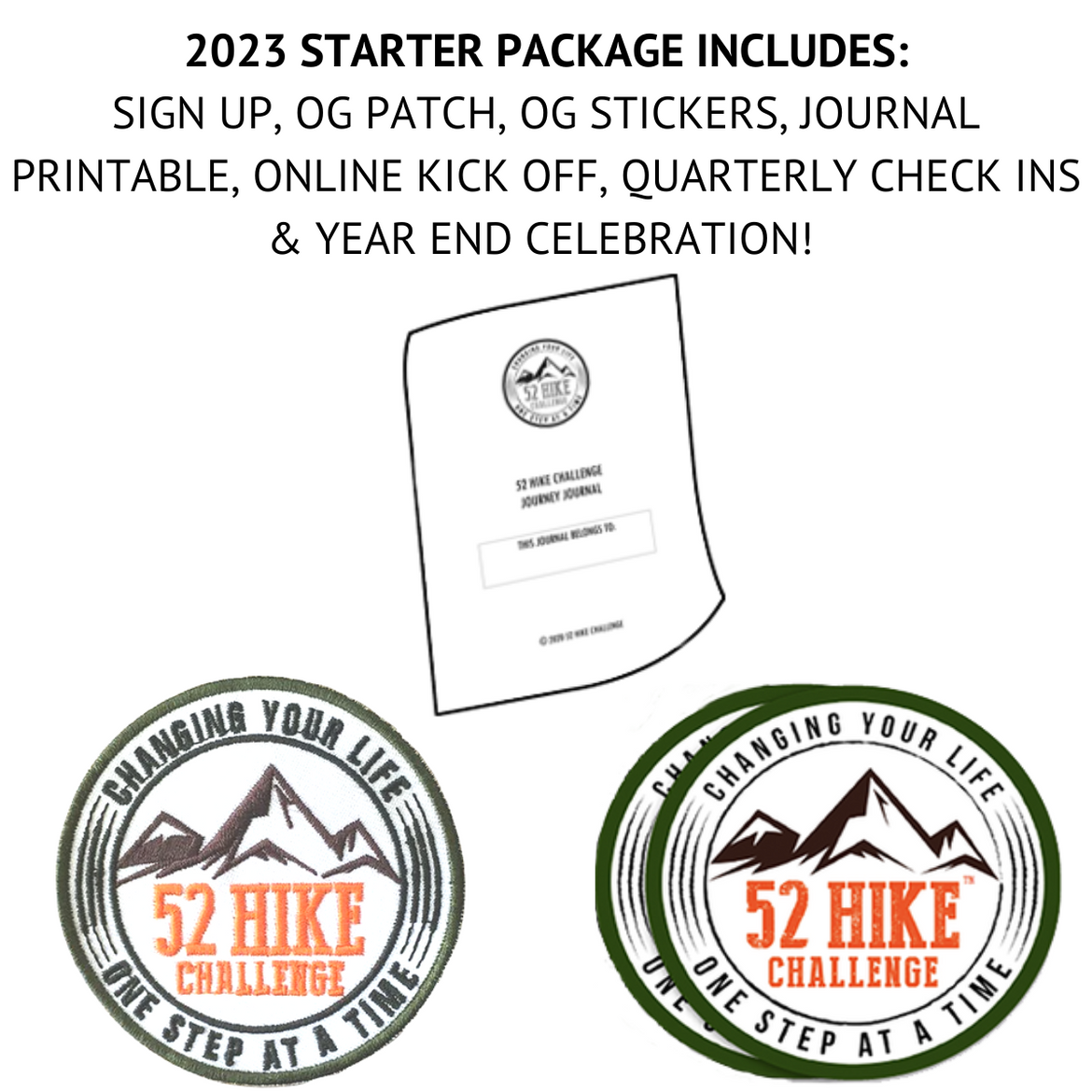 2023 52 Hike Challenge Sign Up + Starter Package