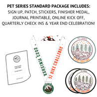 2023 Sign Up + 52 Hike Challenge Pets Series Standard Package